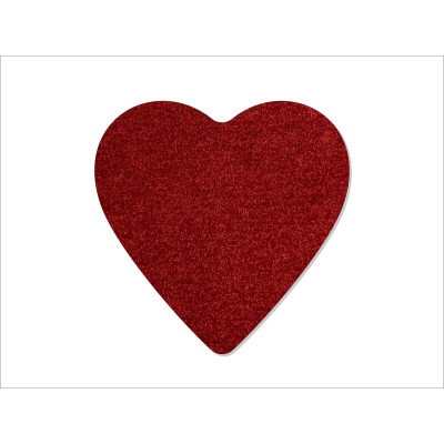 Dörrmatta hjärta Amore Keilbach 78x78cm - Röd 04 4375