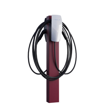 Laddstolpe för elbil – Tesla Wall Connector Gen 2 & 3 Rostbrun