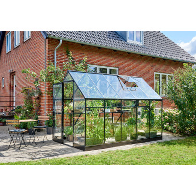 DRIVHUS / VÄXTHUS HALLS QUBE 6,4 kvm - Svart F09820