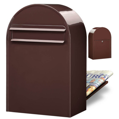 Postlåda BOBI CLASSIC B (Baktömning) - Brun RAL 8017