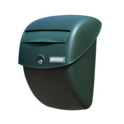 Bobi Plastpostlåda Bella- Grön RAL6009
