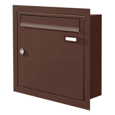 Inbyggnadspostlåda Max-Knobloch UP10-110-BR - Brun RAL8017