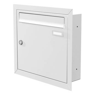 Inbyggnadspostlåda Max-Knobloch UP10-110-WE - Trafikvit RAL9016