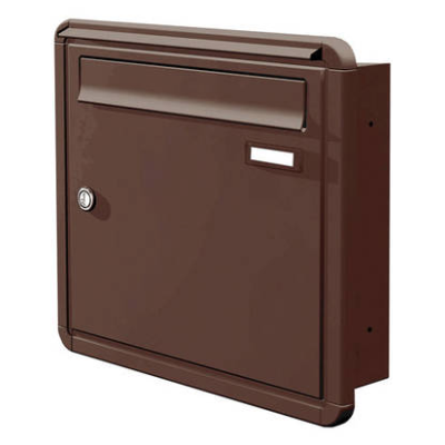 Inbyggnadspostlåda Max-Knobloch UP10-120-BR - Brun RAL8017