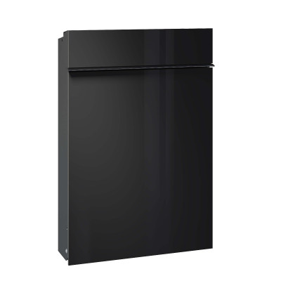Extra tunn postlåda Serafini Flat - Svart