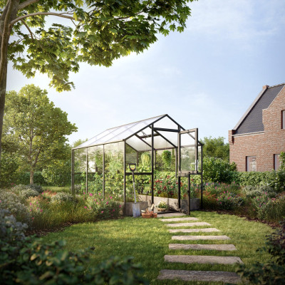 Aptasia III premium växthus antracit 7,53 m²