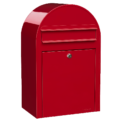 Postlåda BOBI CLASSIC - Röd RAL 3001