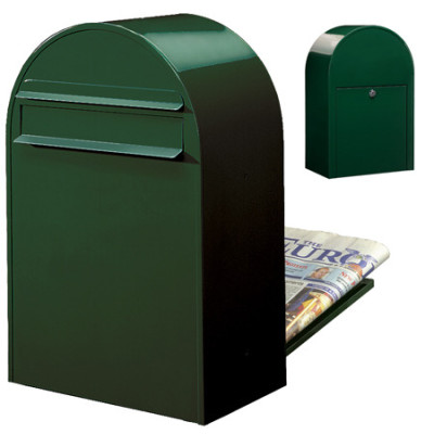 Postlåda BOBI CLASSIC B (Baktömning) - Grön RAL 6005