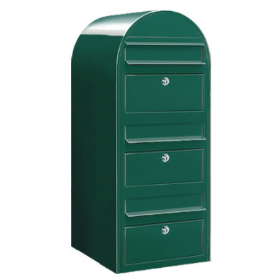 Postlåda BOBI TRIO - Grön RAL 6005