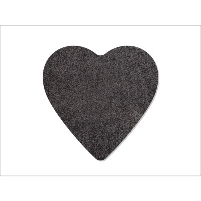 Dörrmatta hjärta Amore Keilbach 78x78cm - Mörkgrå 04 4325