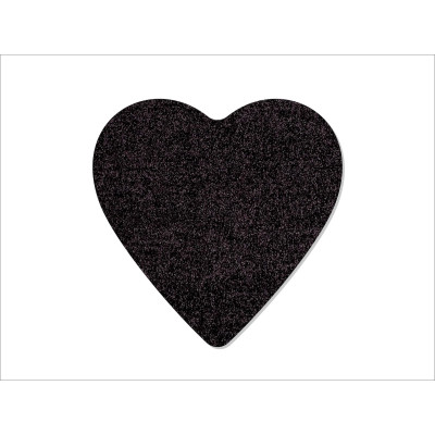 Dörrmatta hjärta Amore Keilbach 78x78cm - Svart 04 4315