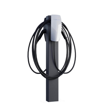 Laddstolpe för elbil – Tesla Wall Connector Gen 2 & 3 Rostbrun