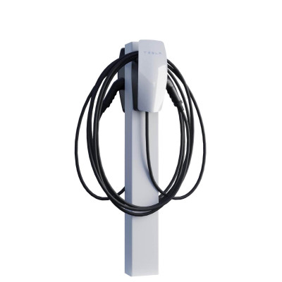 Laddstolpe för elbil – Tesla Wall Connector Gen 2 & 3 Rostbrun