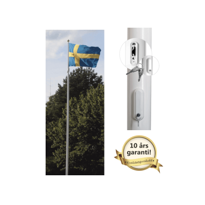 Flaggstång Adela Original 6 m lucka/lås - 103061