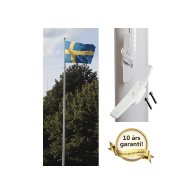 FLAGGSTÅNG 14 METER ADELA ORIGINAL MED UTVÄNDIG LINFÖRING 