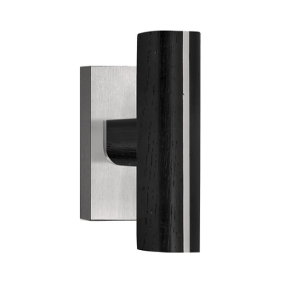 Dörrknopp PBT22/50 INEZ - Rostfritt/ Svart Ek