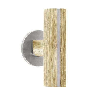 Knopp till glasdörr PBT22G INEN - Rostfritt stål / Ek