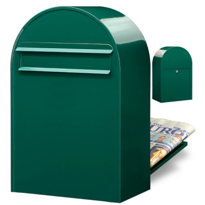 Postlåda BOBI CLASSIC B (Baktömning) - Grön RAL 6005