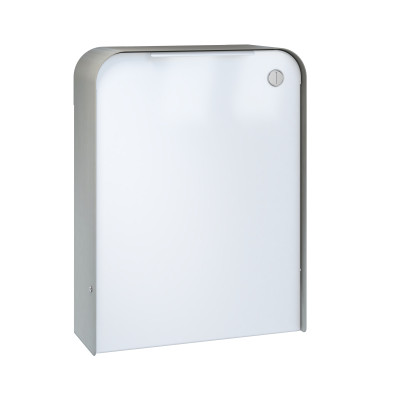 Regnsäker design postlåda i rostfrit Serafini Cap