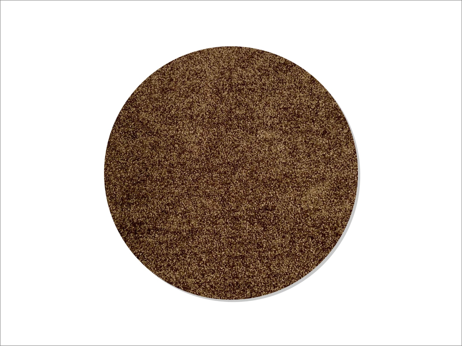 Dörrmatta rund Point Keilbach 85cm - Brun 04 4340