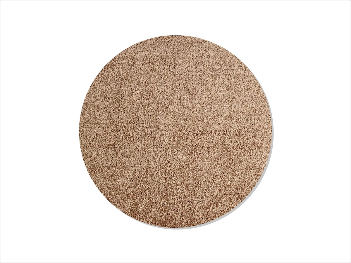 Dörrmatta rund Point Keilbach 85cm - Sandgrå 04 4350
