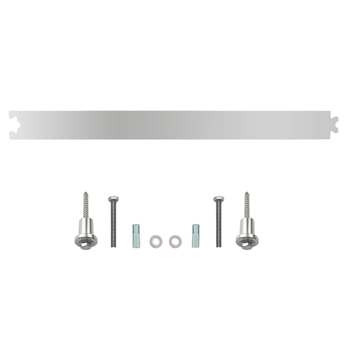 Skjutdörrsskena förlängning 45cm Basic Rostfri - 0035.450113