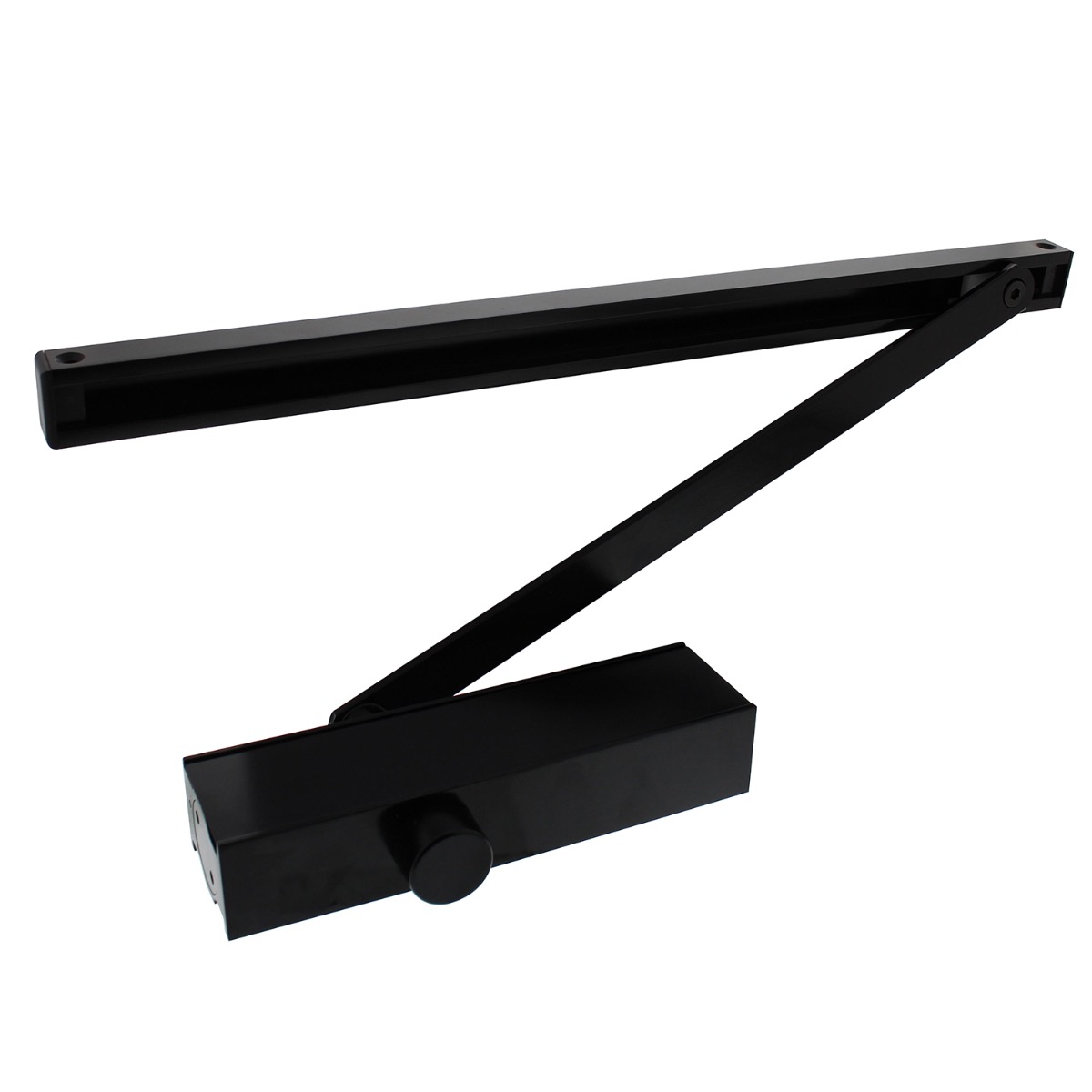 DÖRRSTÄNGARE GLIDARM SVART Intersteel 124 - 0023.480124