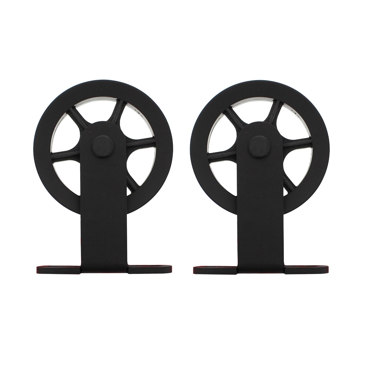 Skjutdörrsrulle sats till skjutdörrsbeslag Wheel Top Matt - 0023.450131