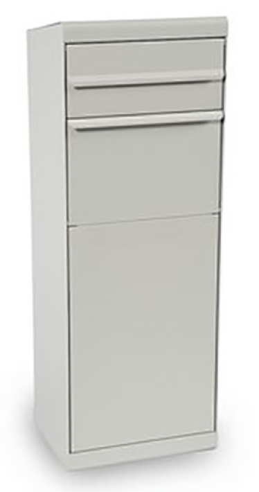 Paketpostlåda MEFA Maple 662 - Aluminium Vit RAL 9006M 662040M