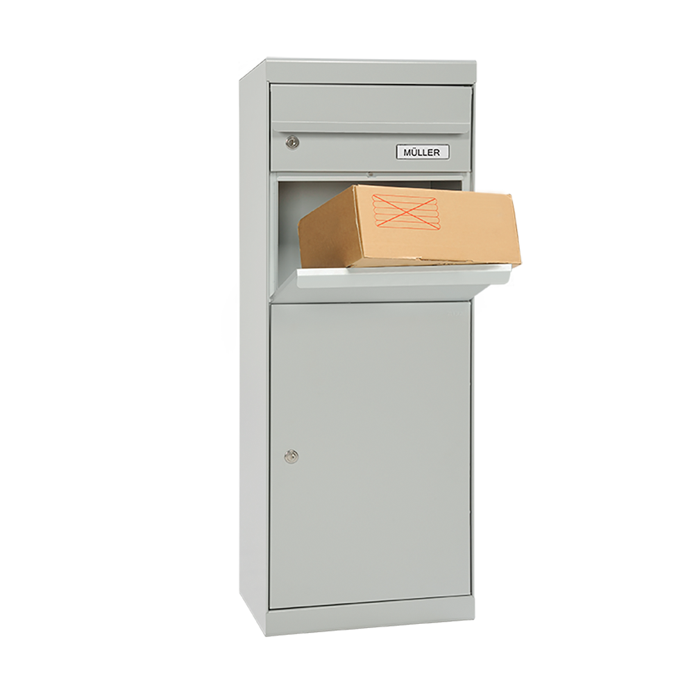 Paketpostlåda MEFA Maple 661 - Aluminium Vit RAL 9006M 661040M