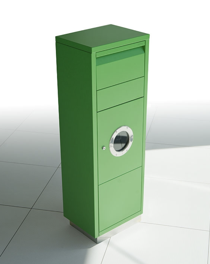 PAKETPOSTLÅDA LETTERMAN STANDING OV. 1 - GRÖN 600 B