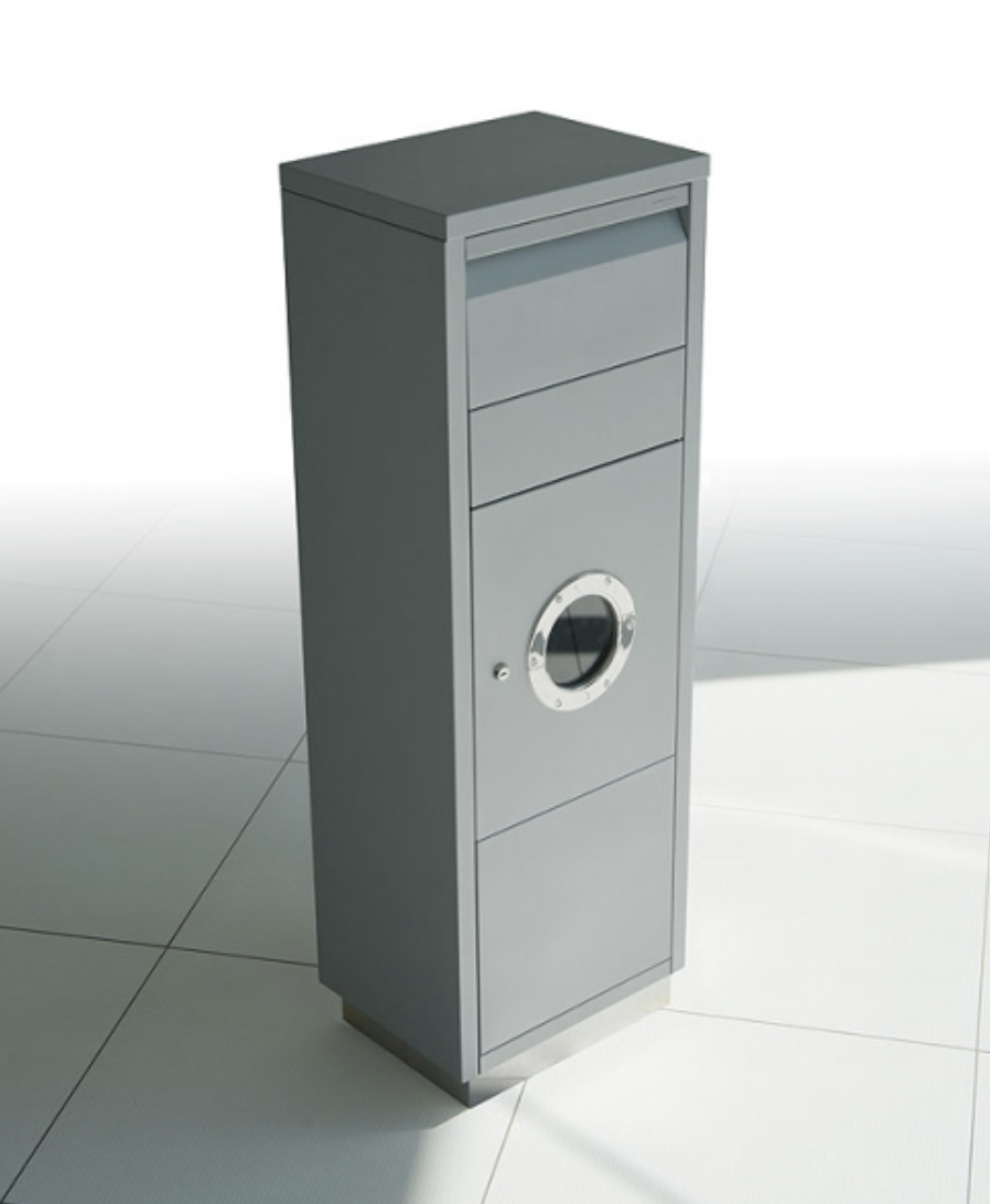 PAKETPOSTLÅDA LETTERMAN STANDING OV. 1 - SILVER 600 C