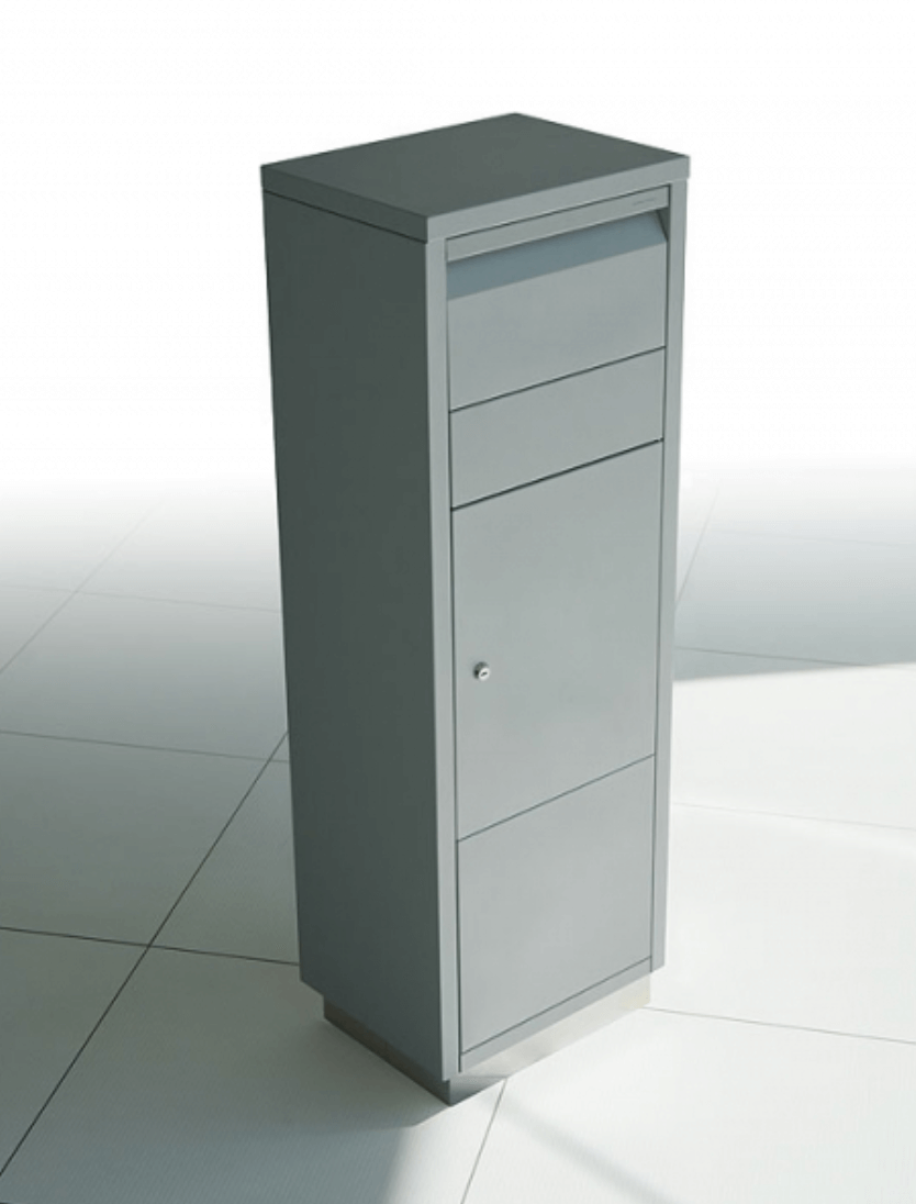 PAKETPOSTLÅDA LETTERMAN STANDING OV. 2 - SILVER 601C