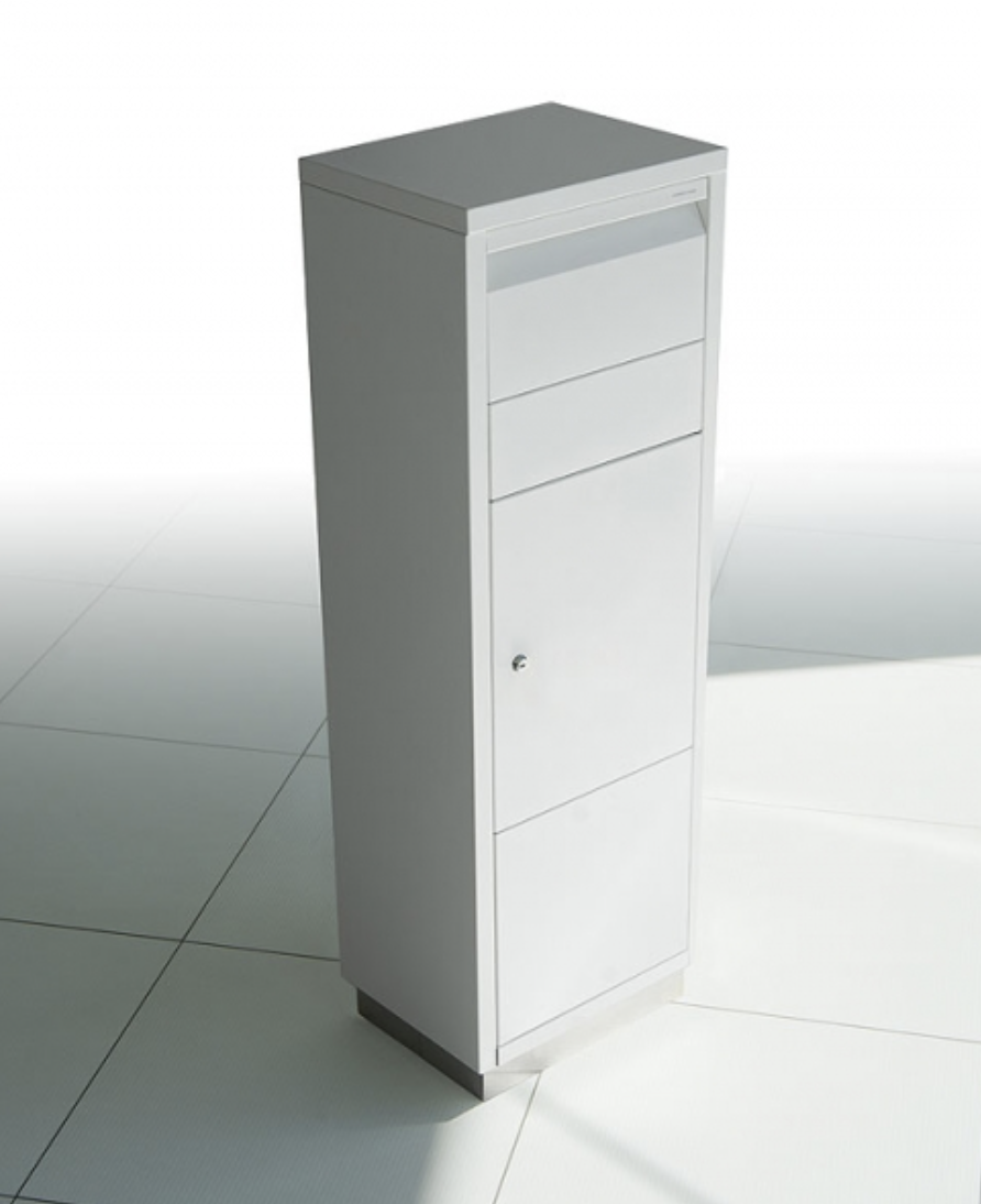 PAKETPOSTLÅDA LETTERMAN STANDING OV. 2 - VIT 601E