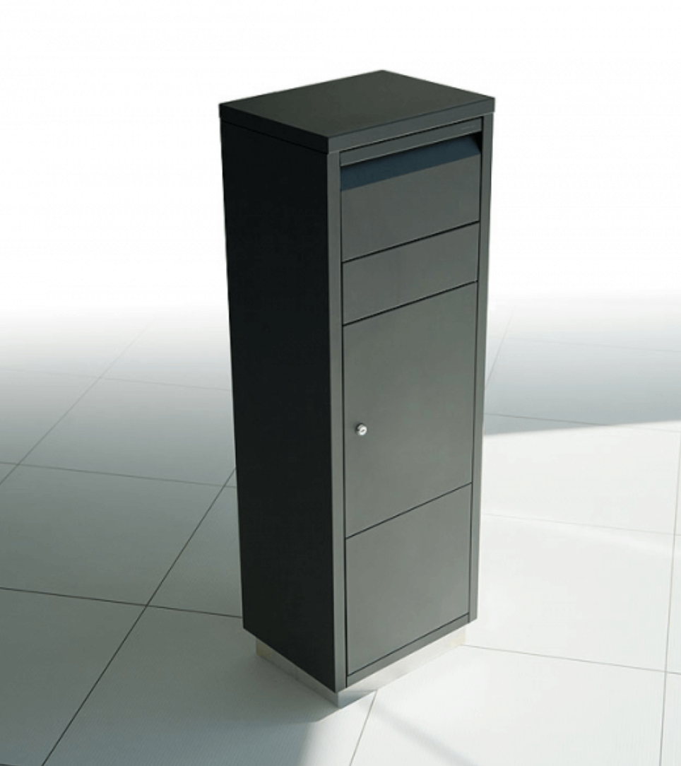 PAKETPOSTLÅDA LETTERMAN STANDING OV. 2 - SVART 601F
