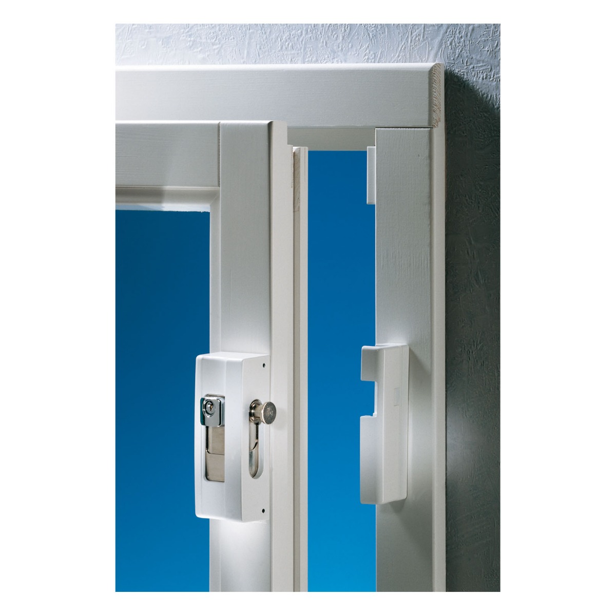 Fönstersäkring / dörrsäkring Burg Wächter BlockSafe B1 - Vit