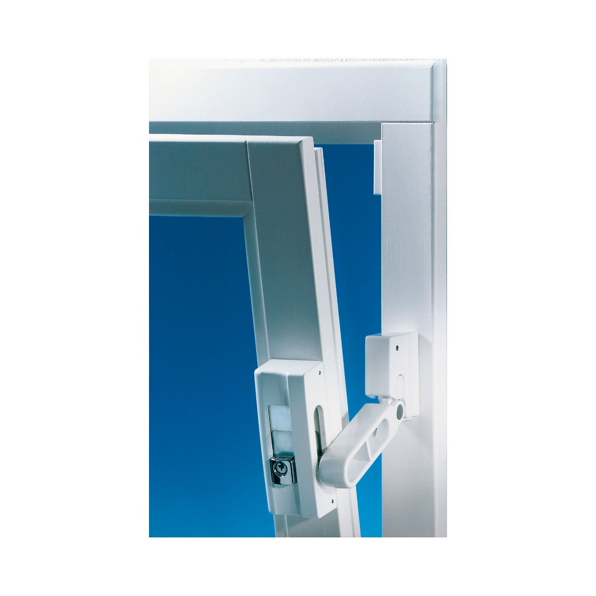 Fönstersäkring / dörrsäkring Burg Wächter BlockSafe BS 2 - Vit